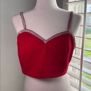 Sincerely Jules Vibrant Red Top